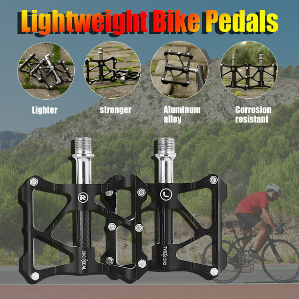 2pcs Aluminum Alloy Bike Pedals Anti-Slip for Mountain MTB Road Bicycle Bike 